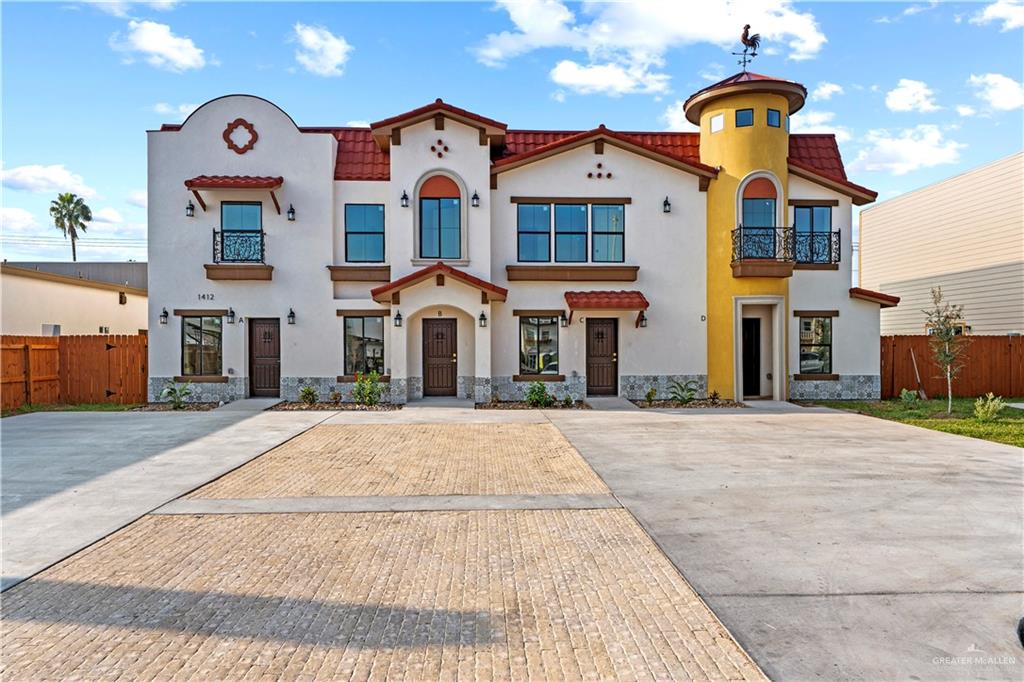 Townhome home at 1412 Karen Drive #A, Alton, Texas